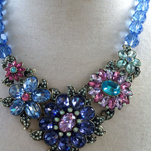 Heidi Daus GLORIOUS GARDEN Statement NECKLACE Box